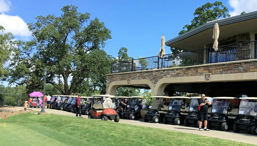 Foursome at The Ridge Golf Course